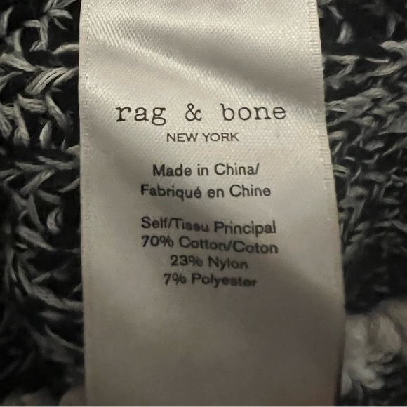 rag and bone Black and White Ilana Sweater - Picture 3 of 4